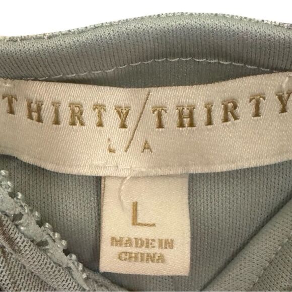 Dress- Stylish Gray Mint Green Maxi Dress - Picture 4 of 4